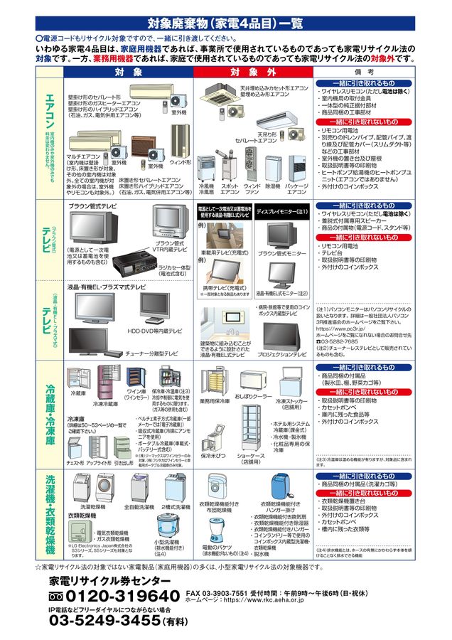 テレビ処理用　15000円 TV 15インチ以下 同時回収・設置チケット : GBFT Online - 通販